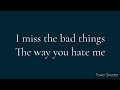 I Miss The Misery by Halestorm (Clean lyric video)