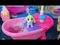6 Minutes Satisfying with Unboxing Cute dog Bathtub Toys，Pet Beauty Set ASMR | Review Toys