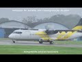 pouso e decolagem com pista molhada  aeroporto Joinville atr 72-600 passaredo azul juntos