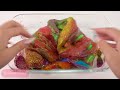 Satisfying Video l Mixing All My Slime Smoothie In Rainbow Dolphin Bathtub Cutting ASMR | By Yo Yo
