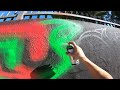 Neon Style Graffiti Letters with All Colors