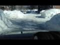 Driving around Arlington MA after 4th snowstorm of 2015