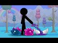 Stickmen vs Queen Slime - Terraria Animation