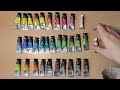 Sennelier paints being poured part 2 | I overfill my half pans