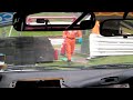 MR2 crash at Cadwell Park