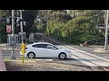 BNSF Power Move Train at Carson Street Railroad Crossing.