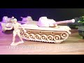 TIMMEE ARMY MEN AND TANK PLATOONS - 100PC Green v Tan - M48 Patton Platoon - M48 Desert Division