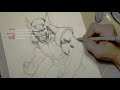 Jim Lee drawing Wolverine during Twitch Stream
