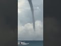 Watch: Terrifying Twin Waterspouts