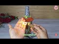 A very beautiful bottle house making idea at home | bottle house | bottle art | Crafty hands