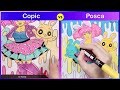 Copic vs Posca Markers | Coloring in My Coloring Book: Gothic Cuties | Mei Yu Fun Friday