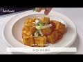 ENGㅣHow to make sweet, sour, spicy, and delicious tofu gangjeong/a Meal That's Good for Diet