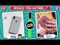 Would You Rather...? 👦 | Boys VS Girls Edition 👧