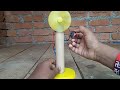 How to make at a Dc #motor se mini fan #Banaye #viral #video