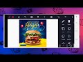 PixelLab Tutorial - How to Create  Flyer in PixelLab as a Beginner (Food & Restaurant Flyer Design)