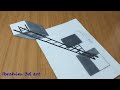 3d drawing on paper for beginners - drawing simple optical illusions