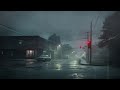 'ECHOES' Dark Post Apocalyptic Rainy Ambient Music | Dystopian Sleep Ambience [4K]