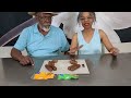 R and Bae try Tabitha Brown's Plant Based Sausages