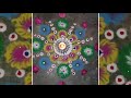 Creative and colourful rangoli in 2 minutes /simple and easy /make at your home