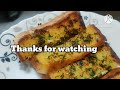 Domino's style cheesy garlic bread..kids lunch box recipe..