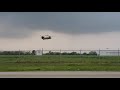 Hard landing of Chinook Helicopter