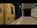 OPENBVE TFO: CONEY ISLAND BOUND R160A (F) Train Stormy Night Operation