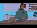 J Cole Secret Recipe- Slowed Down Instrumental 30 minute Loop