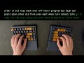 Royal Kludge split keyboard RKS70 with inverted halves (Factory linear switches)