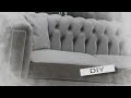 Round pouf | LAYOUT capitoné | DIY furniture