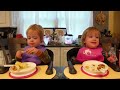 Twins try stuffed flounder