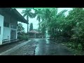Super Heavy Rain and Thunderstorms in Village Life | Powerful Thunderstorm Accompanied Strong Winds