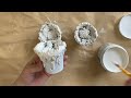 4 Winter Wonderland Christmas Decor Projects | Christmas in July | Decoupage | IOD Moulds | Upcycle