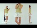 how you can sew a mini bubble skirt 🪡🤍 | tutorial