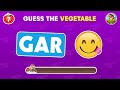 Can You Guess The VEGETABLE by Emoji? 🍎🍋🌶️  Monkey Quiz