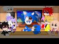 💥❤️~Sonic characters react to a sonic exe memes~ 3 part ||Gacha club|| ❤️💥