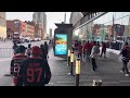 Edmonton Oilers Celebration After Game 4 Win