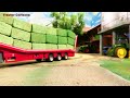 HEAVY HAY BALE TRANSPORT with TRACTOR on the Corleone Farm | rc farming