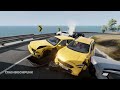 High Speed Traffic Car Crashes #199 - BeamNG Drive | CrashBoomPunk