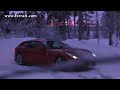 Markku Alen tests the FF on a snow-covered forest stage