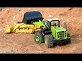 AWESOME RC TRUCKS, RC MODEL MACHINES, RC DOZER CAT 963D IN ACTION!! RC WHEEL LOADER WA470 XD MODEL