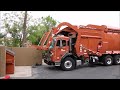 2017 Peterbilt McNeilus Front Loader Garbage Truck