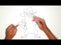 How to Draw Perry the Platypus | Phineas & Ferb