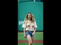 Sydney Sweeney Throws First Pitch at Fenway Park #shorts