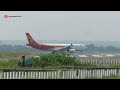 Nonton Pesawat Haji Embarkasi Solo 2024 Airbus A330 Landing & Take Off