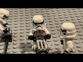 Lego Star Wars Imperial Troop Transport and E-WEB assembly.