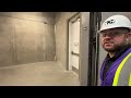 Insanely fast High Rise TKE Freight Elevator at the TK Test Tower Atlanta GA