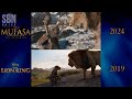 Mufasa: The Lion King Vs. The Lion King (2024/2019) Side-by-Side Comparison