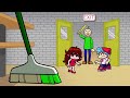 BOYFRIEND vs. BALDI'S BASICS! Friday Night Funkin' Logic | Cartoon Animation