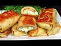 ☀️Potato pancakes with filling. Easy stuffed crepes. How to make stuffed pancakes #crepes #pancakes