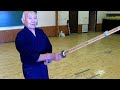 Miyahara Maki Kendo Hanshi 8. Dan explaining Tenouchi & Kamae